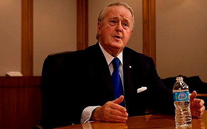 Canadian Prime Minister Brian Mulroney