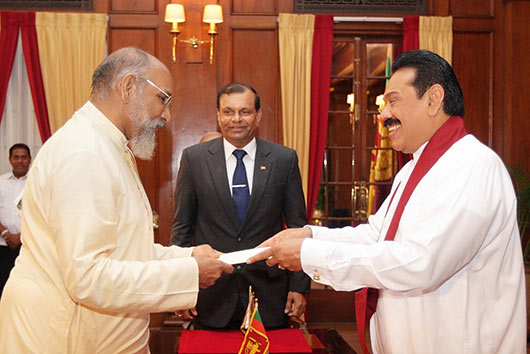 Two oath ceremonies for lucky Vigneswaran