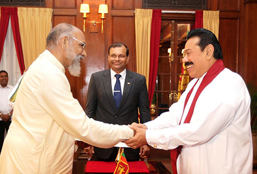 Two oath ceremonies for lucky Vigneswaran