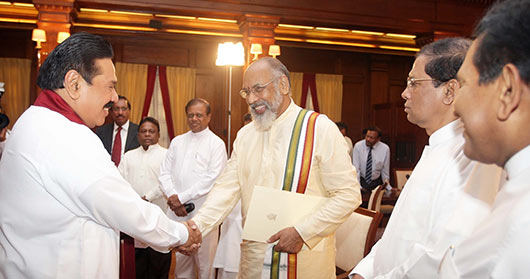 Two oath ceremonies for lucky Vigneswaran