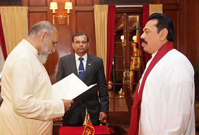 Two oath ceremonies for lucky Vigneswaran
