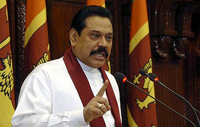 President Mahinda Rajapaksa