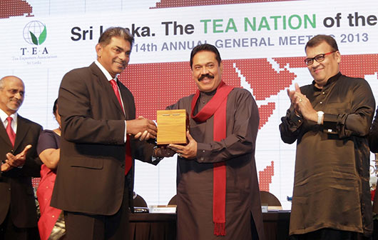 Sri Lanka President Mahinda Rajapaksa at Sri Lanka: The Tea Nation
