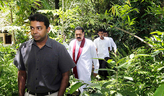 President Rajapaksa met Dr. Pilapitiya
