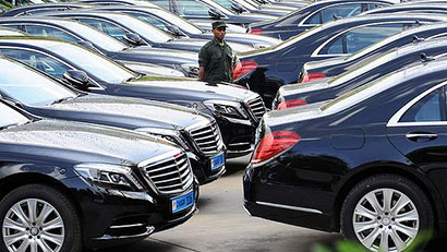 CHOGM cars in Sri Lanka