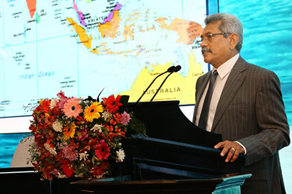 Sri Lanka Defence Secretary Gotabhaya Rajapaksa at 4th annual galle dialogue