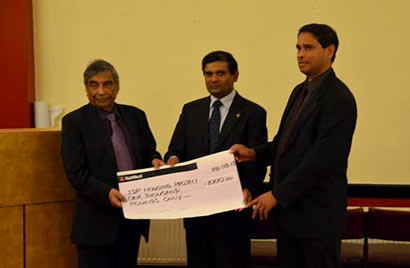 British Sri Lankan Forum donates £1000 for Resettlement Hosing Project of war victims in Sri Lanka