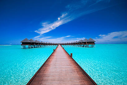 Maldivian resort