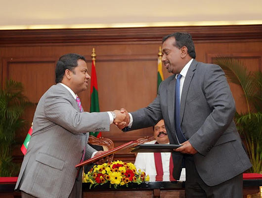 Agreements between Maldives and Sri Lanka