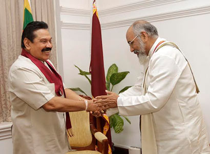 Chief Minister Wigneswaran meets President Rajapaksa