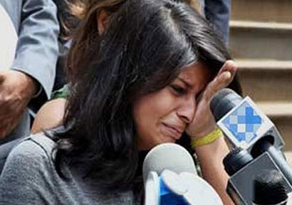 Devyani Khobragade crying