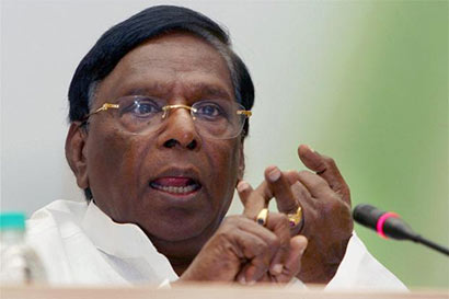 Union Minister V. Narayanasamy