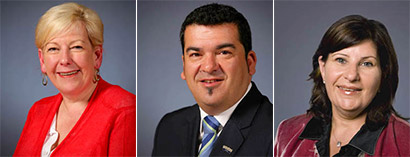 Members of the Parliament of Victoria Ms. Elizabeth (Liz) Jean Beattie, Mr. John Pandazopoulos and Ms. Marsha Rose Thomson