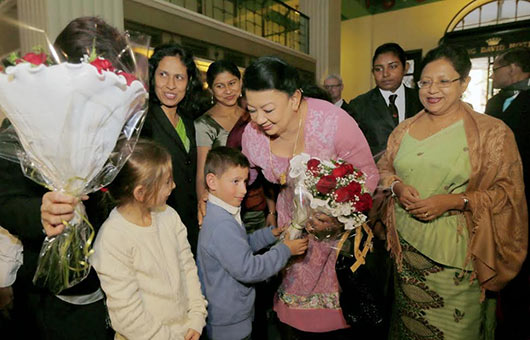 Sri Lanka President Mahinda Rajapaksa arrives in Israel