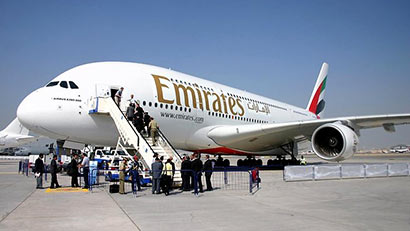 Emirates plane