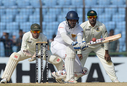 Kumar Sangakkara batting Vs Bangladesh Cricket Team