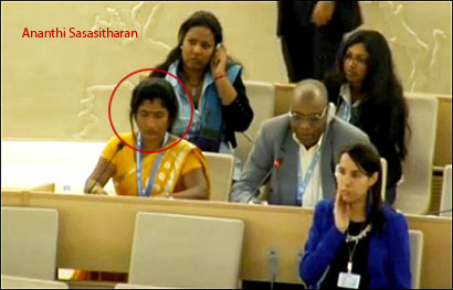 Ananthi Sasitharan is in Geneva