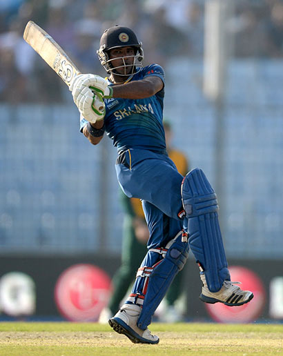 Kusal Janith Perera is batting