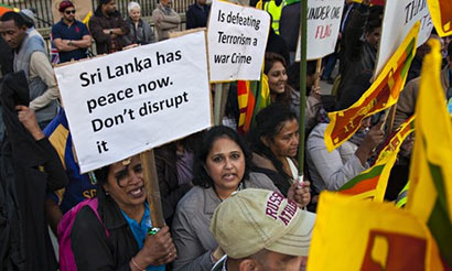 Sri Lankan people against UN resolution