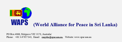 World Alliance for Peace in Sri Lanka