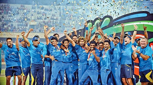 Sri Lanka won a record second cricket World Cup cricket title beating India by six wickets in the World T20 final played in Dhaka, in Bangladesh in April 2014