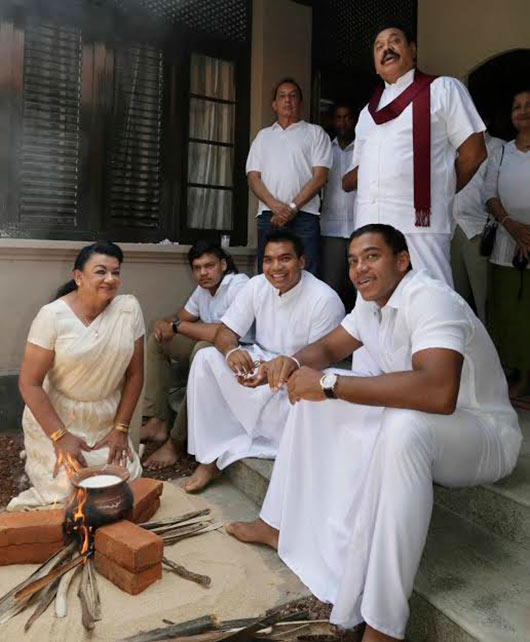 Sri Lanka’s First Family celebrates traditional New Year at Carton House