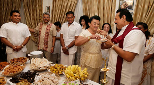 Sri Lanka’s First Family celebrates traditional New Year at Carton House