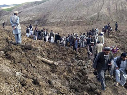 Afghan landslide