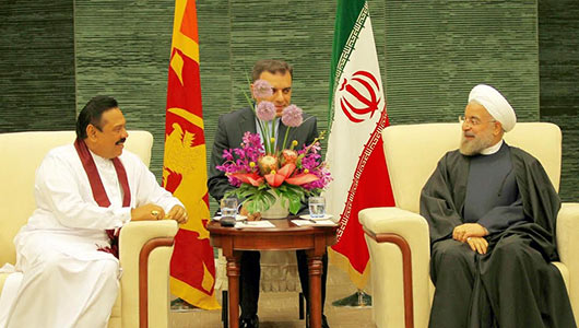 Sri Lanka President holds discussions with Iranian President