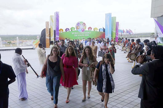 The 16th World Conference on Youth commenced in Hambantota 