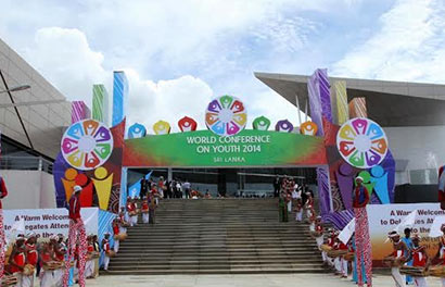 The 16th World Conference on Youth commenced in Hambantota 
