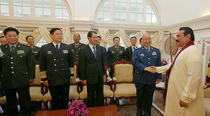 The Vice Chairman of China’s Central Military Commission Air Chief Marshal Xu Qiliang called on President Mahinda Rajapaksa