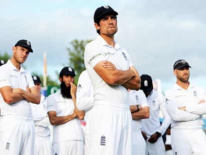 Alastair Cook with England Cricket Team