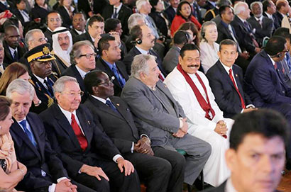 Sri Lanka President Mahinda Rajapaksa Attends Opening Session of G77+China Summit