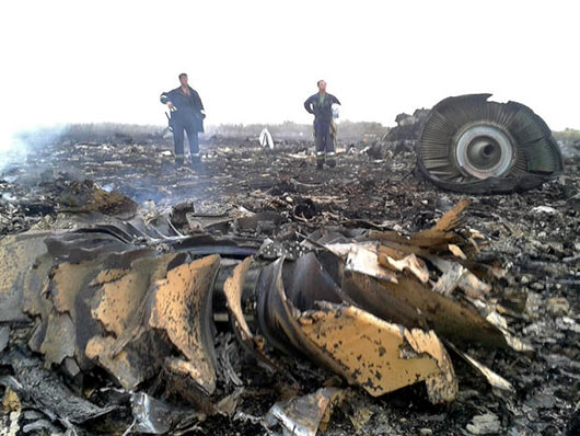 Malaysia Airlines flight MH17 Down