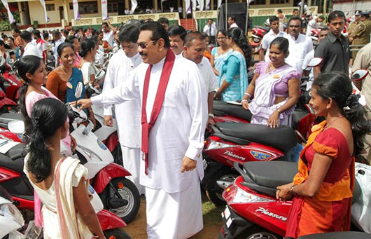 Matale Field Officers get 1000 motorcycles