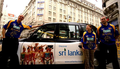 Sri Lanka Tourism Campaign Cabs in UK