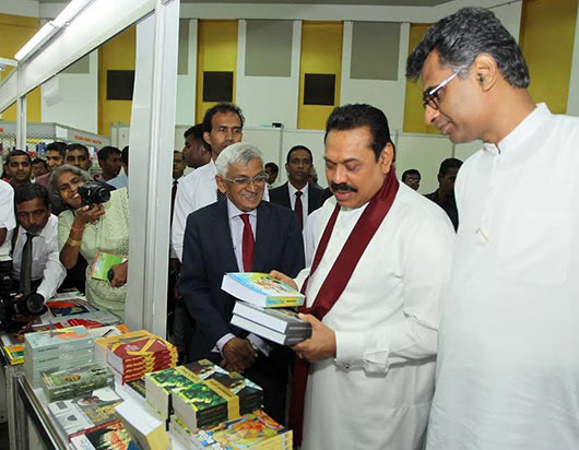 President Mahinda Rajapaksa declared open the Colombo International Book Exhibition - 2014