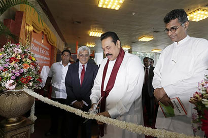 President Mahinda Rajapaksa declared open the Colombo International Book Exhibition - 2014