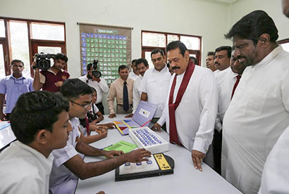 Mahindodaya Technological Laboratories (MTL) established at the Obbegoda Central College and Bakinigahawela Muslim Central College in Moneragala