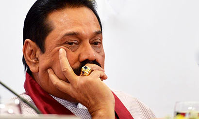 Sri Lanka President Mahinda Rajapaksa