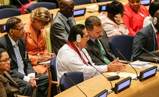 President Rajapaksa addresses UN Climate Summit - 2014