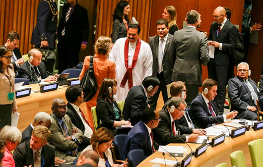 President Rajapaksa addresses UN Climate Summit - 2014