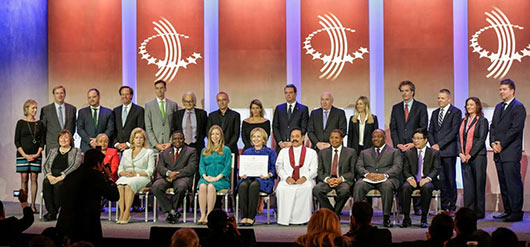 President Rajapaksa joins Hillary Clinton at CGI Annual Meeting-2014
