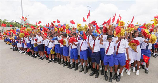 President Rajapaksa welcomes President of China Xi Jinping