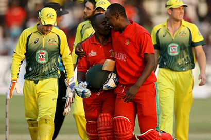 Zimbabwe beat Australia