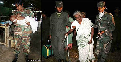 Sri Lanka’s Soldiers saving Tamils from LTTE Terrorists