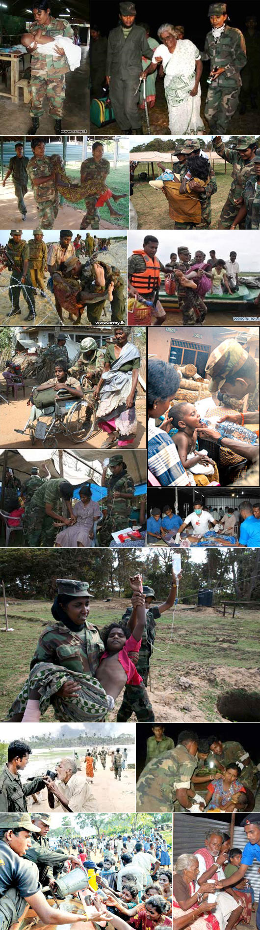 Sri Lanka’s Soldiers saving Tamils from LTTE Terrorists