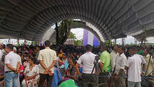 Maithripala Sirisena at Polonnaruwa