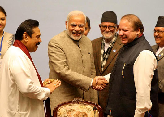 President Mahinda Rajapaksa at SAARC